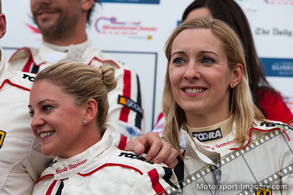 Vicky Gomersall and Nicola Stapleton