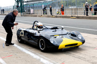25 Andrew Hibberd heads back out after his pitstop