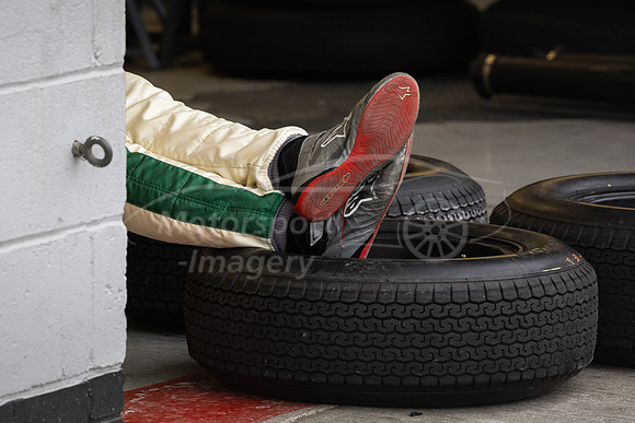 Steve Osborne waiting his turn to drive