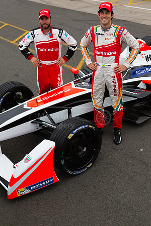 Bruno Senna and Nick Heidfeld