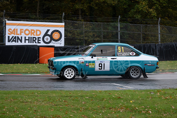 91 Steve Wilks / Heather Phelps - Ford Escort MK2