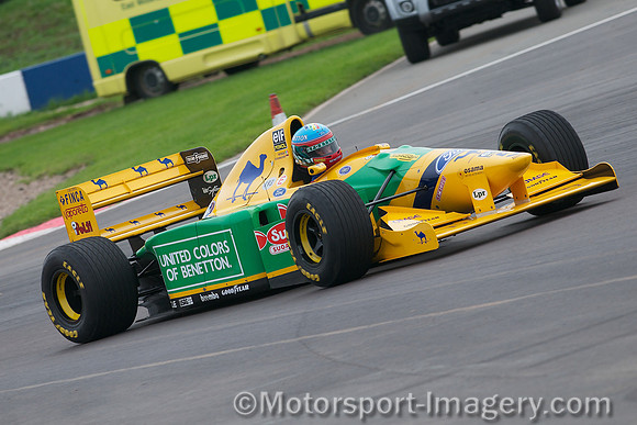 Ricardo Patrese, Michael Schumacher, Camel Benetton