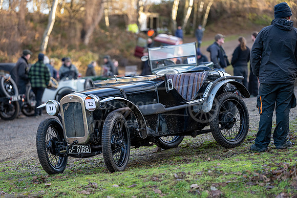 21 / 22, Madeleine and Harry Baxter, Austin 7 Ulster