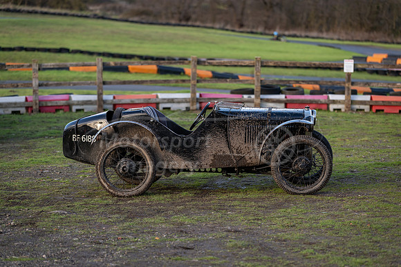 21 / 22, Madeleine and Harry Baxter, Austin 7 Ulster