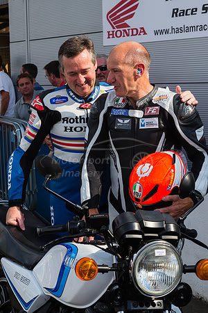 Freddie Spencer and Niall Mackenzie