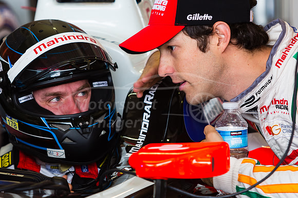 Bruno Senna and Nick Heidfeld