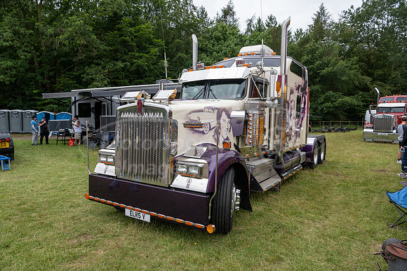 Kenworth Show Rig with Elvis artwork