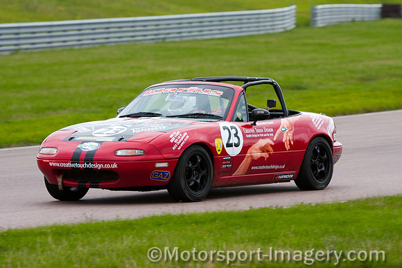 Creative Touch Design Sponsored MX5 at Rockingham