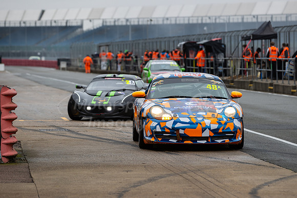 Metin Yimaz from Cap It All pulls into pitlane after his session