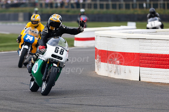 68 Michael Russell runner up in both Hailwood Trophy Races