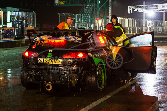 122  Kinetic Racing, night pit stop
