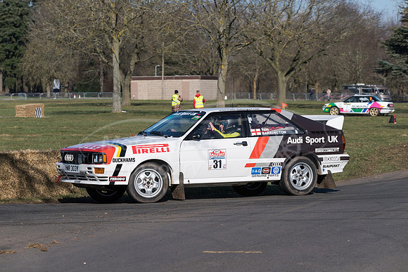 Audi Quattro Nick Barrington and Tom Barrington