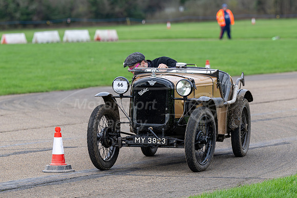 Overall event winner, George Diffey in the Austin 7 Ulster