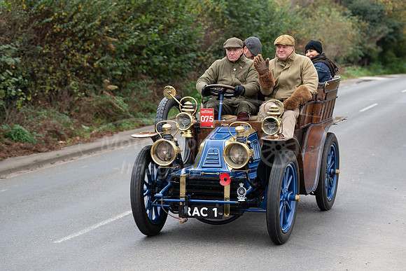 75 1901 Mors, Royal Automobile Club.  RAC 1