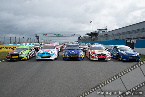 The 2014 BTCC grid