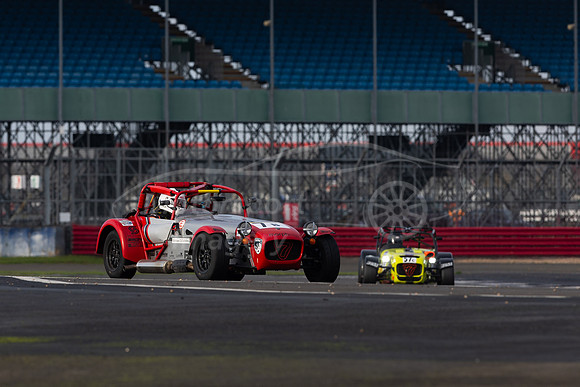 #7B Michael Downing, seen in a Caterham Supersport, one of 4 Cat