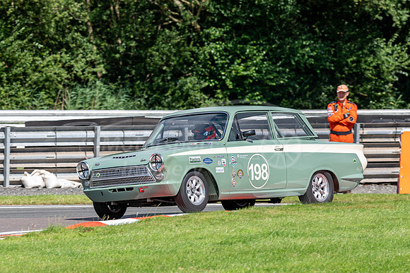 198 Graham Pattle / Mark Burton Ford Lotus Cortina