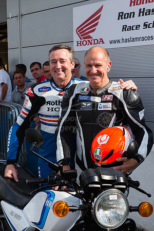 Freddie Spencer and Niall Mackenzie