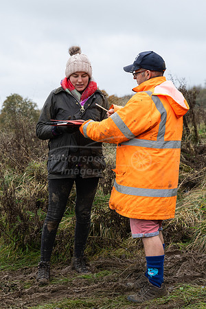Getting the score card signed for William Marsh