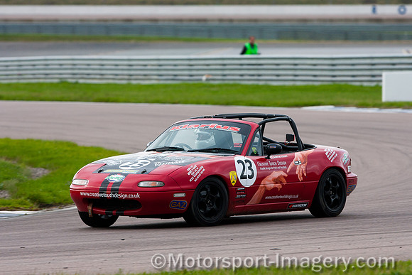 Creative Touch Design Sponsored MX5 at Rockingham