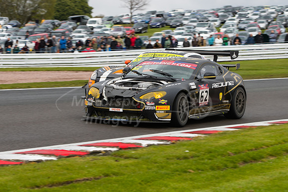 Matt Nicoll-Jones with a battered Aston