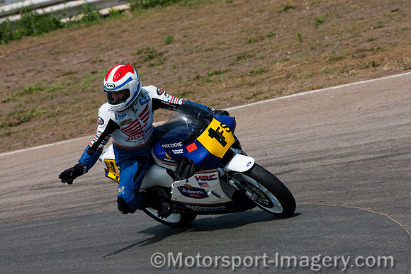 Freddie Spencer on the Rothmans Honda