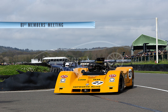 Andrew Hepworth driving a BRM-Chevrolet P167 produced between 19