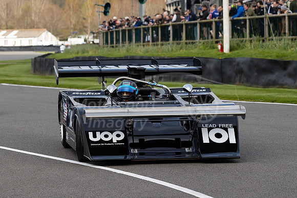 Jason Miller driving the distinctive Shadow MKIII