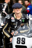 Maria Costello with her RPS Triumph Trident T150