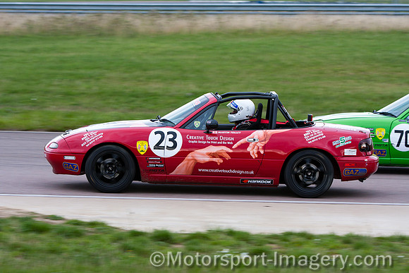 Creative Touch Design Sponsored MX5 at Rockingham