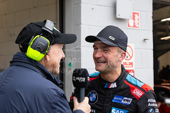 Mid race interview for Colin Turkington from Team BMW