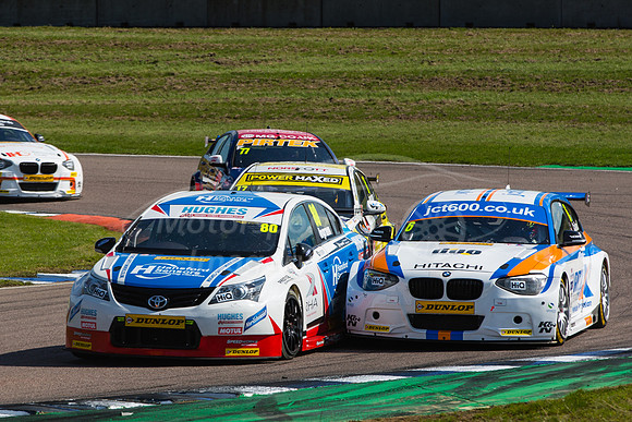 Tom Ingram and Rob Collard getting close