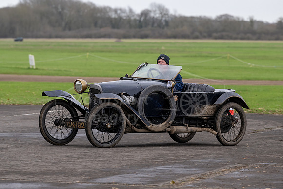 Archie Bullett, 1st in class in the 1922 GN Vitesse