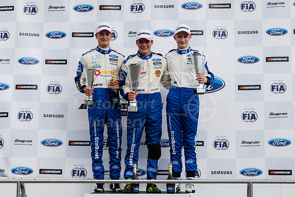 Race 1 podium