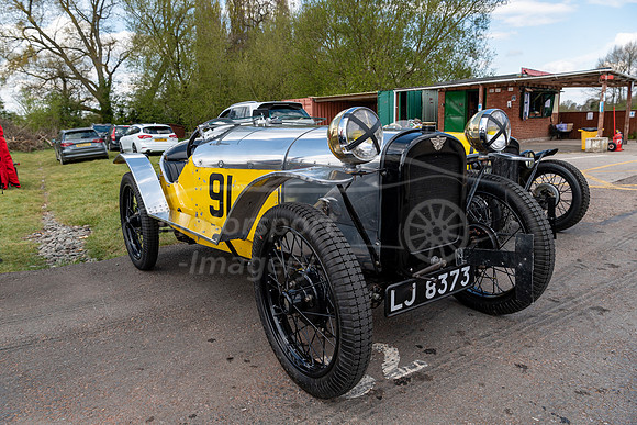 91  Clive BERGMAN, AUSTIN 7 SPECIAL  LJ8373,