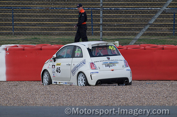 Josh Wakefield after rolling at Copse