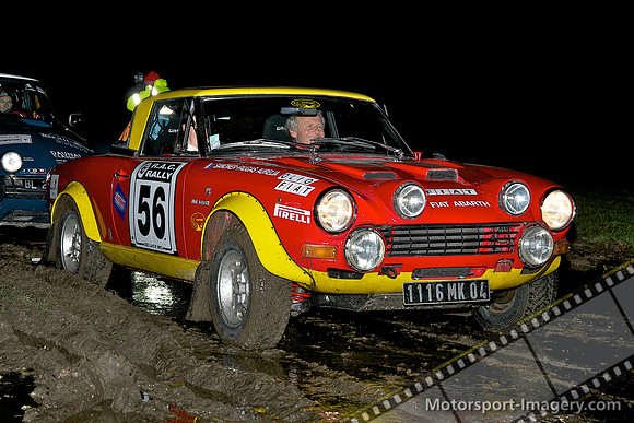 Yves Huyghe de Mahenge, Aurelia Sanoner-Faugas, Fiat Arbarth 124 Rally
