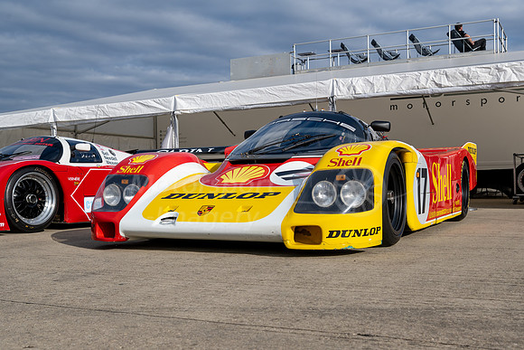 Porsche 962, Low Drag longtail, Hans Stuck, Derek Bell