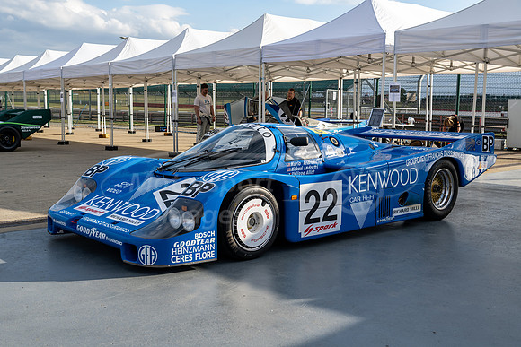 Porsche 962 Low Drag Longtail, Kenwood, Mario Andretti, Michael Andretti, Philippe Alliot