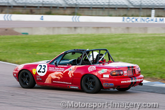 Creative Touch Design Sponsored MX5 at Rockingham