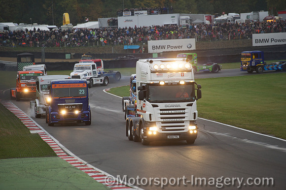 Truck Racing Parade Lap