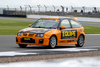 Charlie Ugo in the MG ZR160 sponsored by Equipe Classic Racing