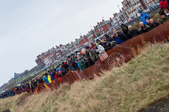 Crowd line at Fleetwood